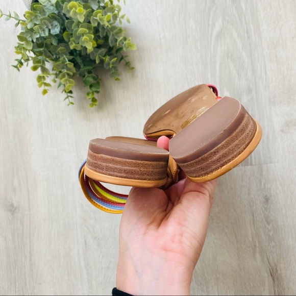 Madewell The Meg Slide Sandal Rainbow Sz 8 - Picture 7 of 9